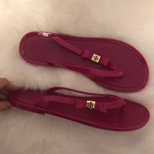 Tory Burch jelly flip flops